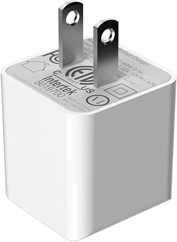 TOZO C1 USB C Charger 20W PD Power Adapter Fast Wall Charger, Ultra-Compact Type C Charger Compatible with iPhone 12/12 Pro/12 Pro Max/11,iPad Pro,Samsung Galaxy and More White(Cable not Included)