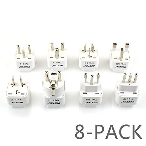 BESTEK World Set International Travel Worldwide Plug Adapter Set