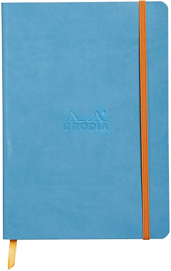 Rhodiarama Notebook Turquoise 6X8.25 Lined
