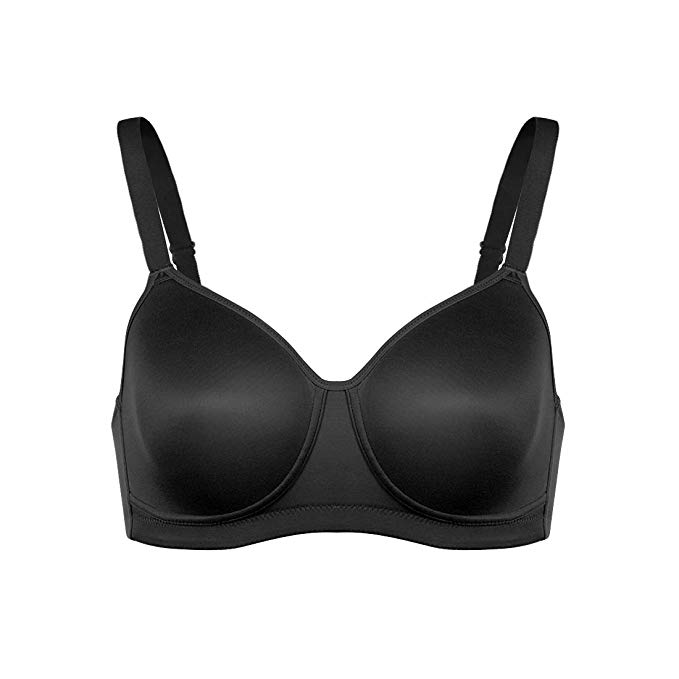 HSIA Minimizer Bra Women's Wireless Full Coverage T-Shirt No Underwire Unpadded Molded Bra 34C-40DD