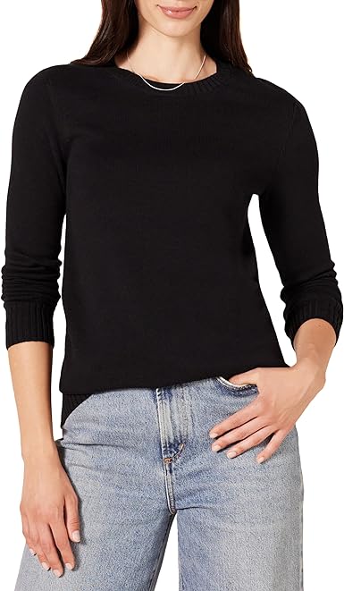 Amazon Essentials Women's Standard 100% Cotton Crewneck Sweater