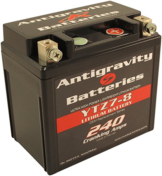 Antigravity Batteries 8-Cell OEM Case 240 CA 9Ah YTZ7-8 Lithium Battery