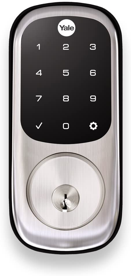 Yale Security YRD226ZW2619 Yale Assure Lock Touchscreen Keypad Deadbolt, Works with SmartThings, Ring, Wink, Honeywell and Other Z-Wave Smart Home Systems, Satin Nickel