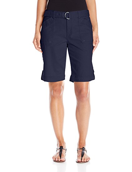 Gloria Vanderbilt Women's Sierra Stretch Twill Short with Self Belt