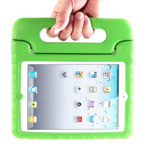 i-Blason ArmorBox Kido Series Light Weight Super Protection Convertable Stand Cover Case for iPad 2, New iPad 3, iPad 4th Generation (Green)