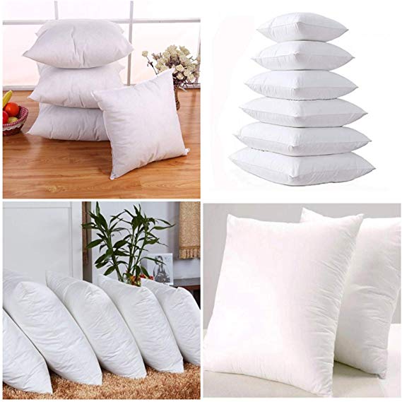 Iyan Linens Ltd 18" x 18" - 2 Packs - Cushion Pads with Bounce Back Polyester Hollow Fibre