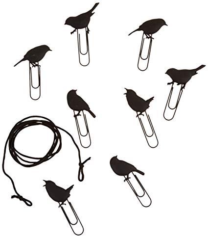 Fred BIRDS ON A WIRE Picture Hangers, Set of 8