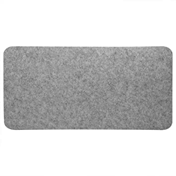 Pomya Felts Table Mouse Pads, Office Desk Dust-Proof, Anti-Static and Anti-Scratch Gaming Mouse Pad,Large Mouse Pads for Computer, Big PC Pads (Light Gray)