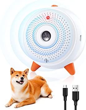 bubbacare Anti Barking Device for Dogs, Dog Barking Control Devices, Rechargeable Bark Deterrent Device for 33FT Control Range, Effective Anti Bark Training Tool for Small Medium Large Dogs