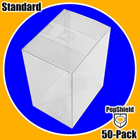 PopShield Protectors 50-Pack (.45mm Thick) Compatible with 4 inch Funko Pop!