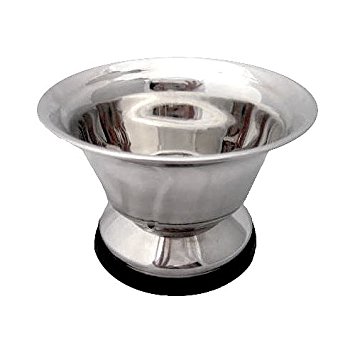 Large Stainless Steel Shaving Soap Bowl from Super Safety Razors