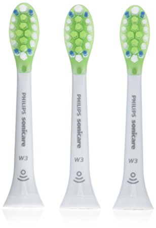 Philips Sonicare Premium White replacement toothbrush heads, HX9064/65, Smart recognition, White 4-pk