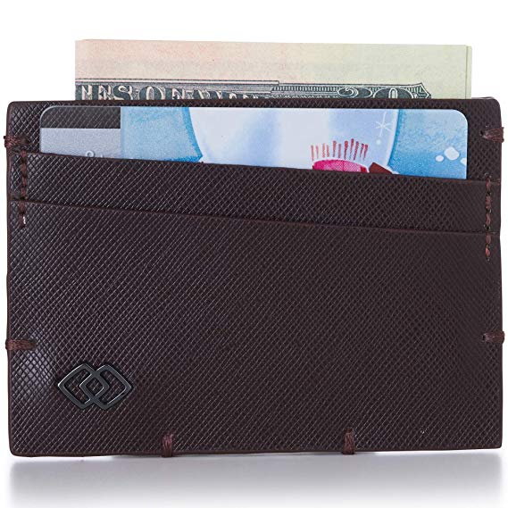 Alpine Swiss RFID Mens Thin Minimalist ID Card Case Slim Front Pocket Wallets 4 Top Styles