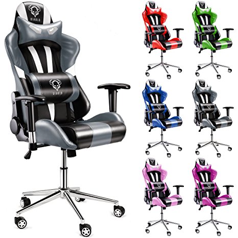 Diablo X-Eye Gaming chair, Office chair, Sporty seat, Bucket seat (black-grey)