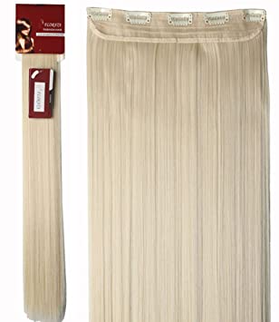 Haironline 3-5 Days Delivery 26 Inch 3/4 Full Head Curly Straight Clips in on Synthetic Hair Extensions for Women 5 Clips