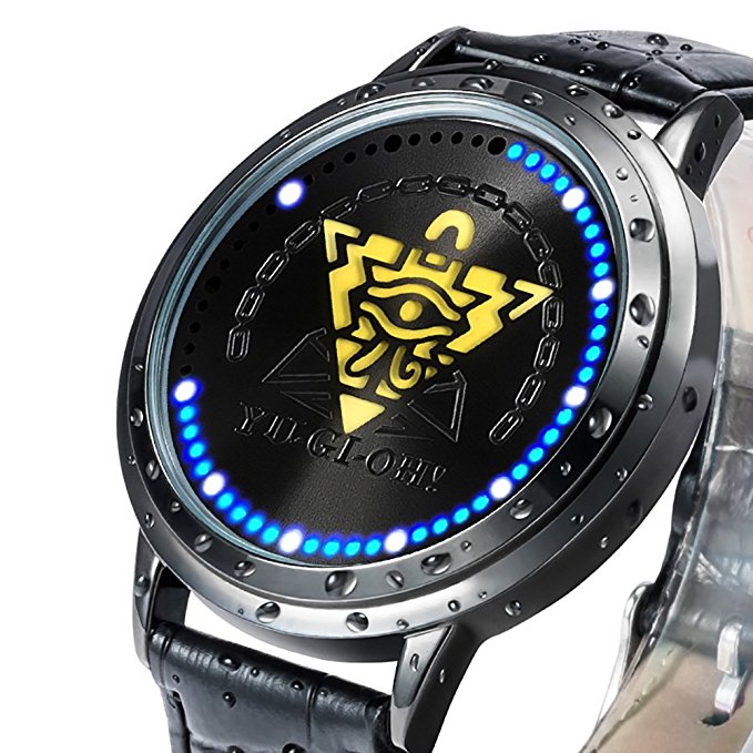 Wildforlife Anime Yu-Gi-Oh! Millennium Puzzle Collector's Edition Touch LED Watch