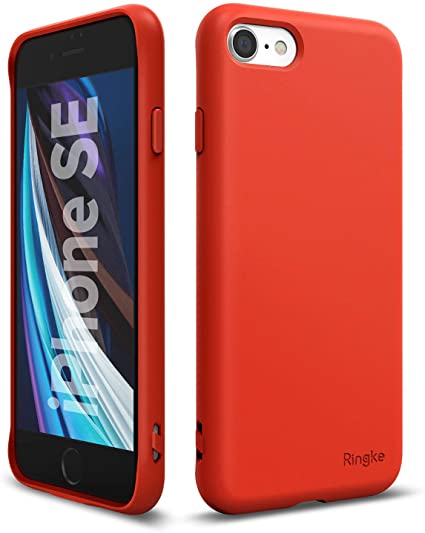 Ringke Air-S Case Newly Designed for iPhone SE 2020 (2nd Generation) Compatible with iPhone 8 (2017) 4.7" - Red