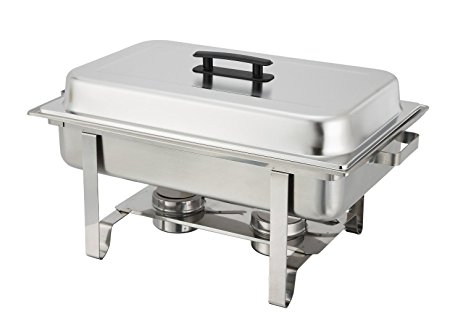 Winware Stainless Steel Chafer, Full Size Chafer, 2 Chafers