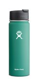 Hydro Flask Vacuum Insulated Stainless Steel Water Bottle Wide Mouth w Hydro Flip Cap