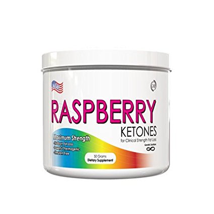 Raspberry Ketones Powder-100% Natural Weight Loss Supplement, 500 Mg, 50 Gram Jar, Bulk Raspberry Ketone Powder