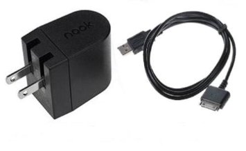 Barnes and Noble BNTV400 Original House Wall Power Charger Plus USB  Cable 4 Nook HD Tablet