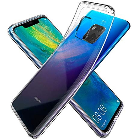 Spigen Spigen Liquid Crystal with Slim Protection and Premium Clarity Designed for Huawei Mate 20 Pro Case (2018) - Crystal Clear