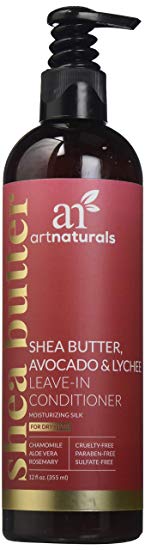 ArtNaturals Shea Butter Leave In Conditioner, 12 Fluid Ounce