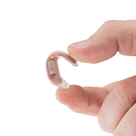 LifeEar® ACTIVE Hearing Amplifier - Right Ear - All Digital - Unique In The Ear Design - Volume Control - Background Noise Reduction - 4 Programs - Almost Invisible