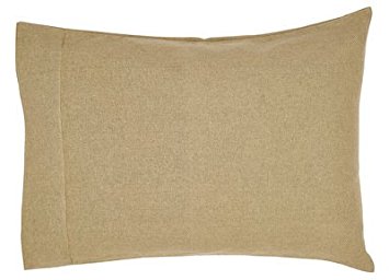 Burlap Natural Pillow Case Set of 2 21x30"