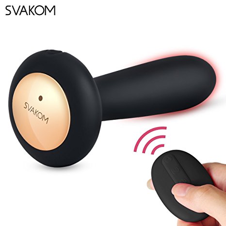 SVAKOM Wireless Remote Control Heating Vibrating Anal Plug Vibrator p spot Prostate Massager for Men, Women or Couples