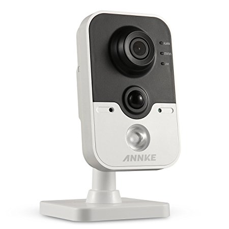 ANNKE 1080P 2.0 Megapixel Wireless Cube Camera,1/2.8" Progressive Scan CMOS WiFi IP Camera with WPS network connection, Support Line Crossing and Intrusion Detection