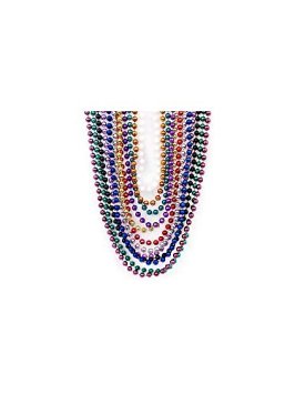 Metallic Beaded Necklaces (48 pc) by Fun Express