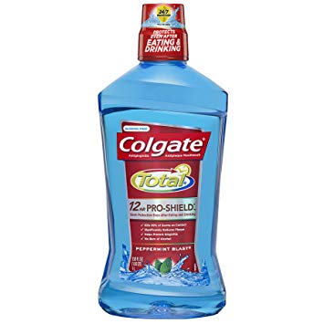 Colgate Total Pro-Shield Mouthwash, Peppermint - 1L, 33.8 fluid ounce