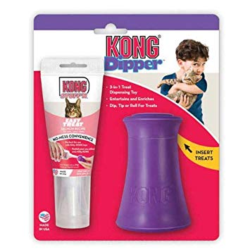 KONG Kitty Dipper Salmon Combo for Cats/Kittens