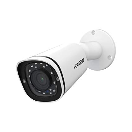 H.View Outdoor IP Camera 4.0MP (2592X1520P) HD Security Bullet Home Camera Support 5.0MP Resolution Weatherproof Surveillance POE Camera with Audio, Night Vision, Motion Detection - Including 32G SD Card Recording 4 Days without Stop (HV400G2-32G)