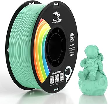 Creality PLA Pro(PLA ) 3D Printer Filament 1.75mm, PLA Plus Jade Green, Toughness Upgraded Dimensional Accuracy  /- 0.03mm, 1kg Spool(2.2lbs) Ender PLA  Filament for Most FDM 3D Printer