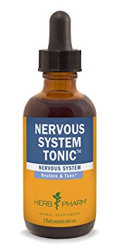 Herb Pharm Nervous System Tonic Herbal Formula To Strengthen and Calm The Nervous System, 2 Ounce