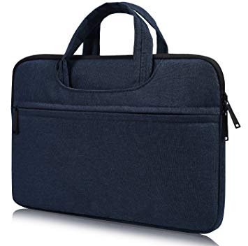 13 Inch Laptop Sleeve Case with Handle for Lenovo Yoga 730/720 13.3, DELL XPS 13/Inspiron 13, 12.9" iPad Pro, MacBook Pro TouchBar 13 Inch, Surface Laptop, 13.3 Inch Waterproof Sleeve Bag, Navy Blue