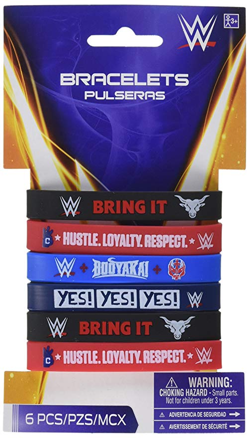 amscan 395656 WWE Rubber Bracelets