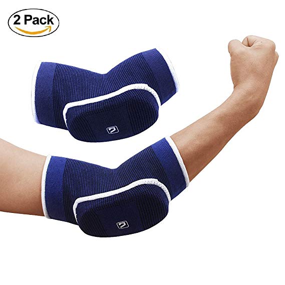 Liveup SPORTS Elbow Brace - Elbow Sleeve Support Brace for Sport Workout Tennis Basketball Yoga Pilates Weightlifting Arthritis Tendonitis Prevention, Joint Pain and Arthritis Relief Recovery