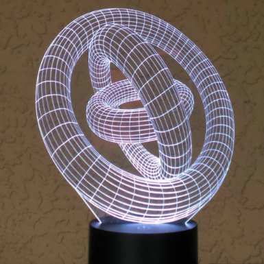 Optical Illusion 3D Ring-In-Ring Lighting by Playtime 123 is a Great Nightlight with a Soft Subtle Glow for Kids. These Eco-friendly Laser Cut Precision LED Lights Make Beautiful Gifts for Mom and Amazing Desk Lamps for Dad. Start Enjoying your very own Multicolored USB Powered Light Today!