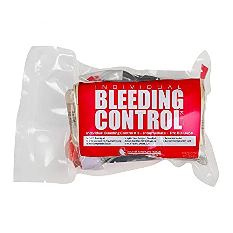 NAR Individual Bleeding Control KIT, Intermediate, Vacuum Sealed Pouch