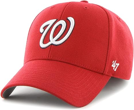 MLB Washington Nationals MVP Adjustable Cap, Red