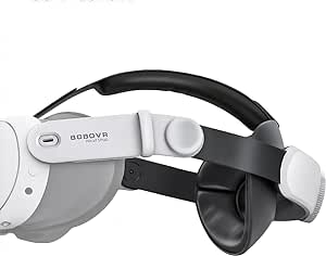 BOBOVR M3 Mini Head Strap VR Accessories Compatible with Meta Quest 3,Comfortable Elite Strap for Enhanced Support and Lightweight Design, Zero-Touch for ears