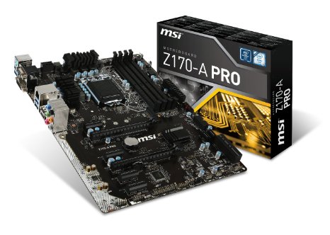 MSI Pro Solution Intel Z170A  LGA 1151 DDR4 USB 3.1 ATX Motherboard (Z170-A Pro)