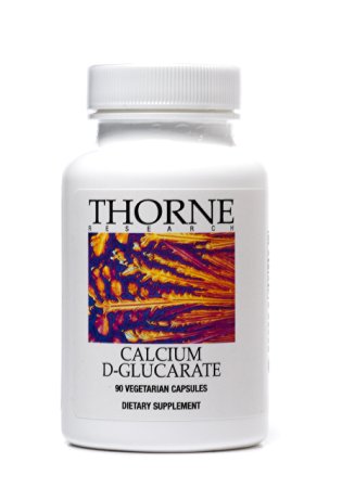 Thorne Research - Calcium D-Glucarate - To Enhance Liver Detoxification - 90 Vegetarian Capsules