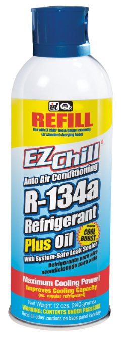Interdynamics SD-134RFL EZ Chill Refill Refrigerant and Oil with Leak Sealer - 12 oz.