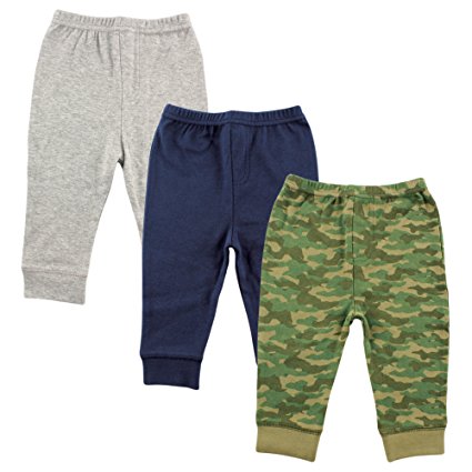 Luvable Friends Baby 3 Pack Tapered Ankle Pants