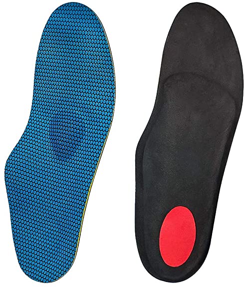Orthotic Insole High Arch Support,Soft Functional insoles,Full Length shoe Insert for Severe Flat Feet,Plantar Fasciitis,Feet Pain, Pronation,Foot Valgus For Men And Women