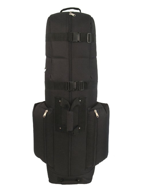 CaddyDaddy Golf CDX-10 Golf Travel Bag Cover (Black, 50 x 12.5 x 15-Inch)